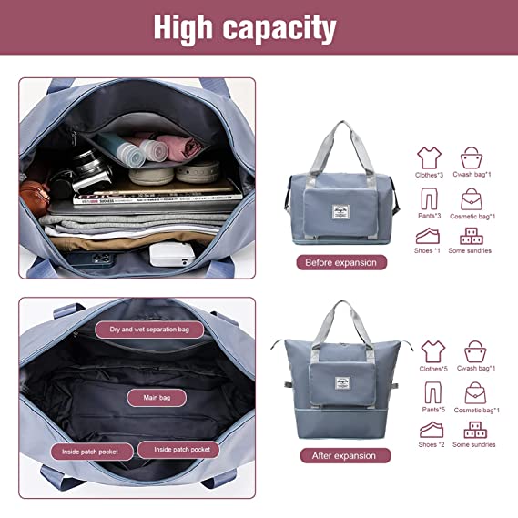 Multipurpose Foldable Travel Bag